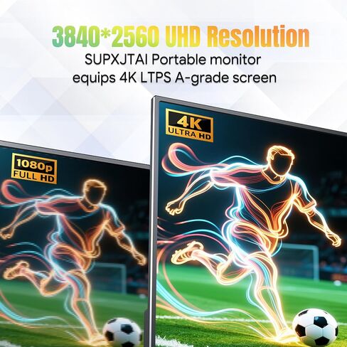 14" 4K Portable Monitor, USB-C & HDMI for Laptop & Travel in Kuwait