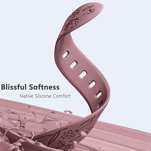 5 Pack Floral Engraved 22mm Watch Bands Compatible with Amazfit Bip 6/Bip 5/Active Max/Balance 2, Soft Silicone Sport Straps for Amazfit GTR 4/GTR 3 Pro/3/2/2e Women Men in Saudi Arabia