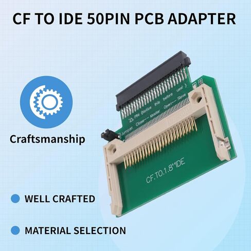 to IDE 50Pin Card Converter for 1.8 Inch Drives FAT32 Ready in Kuwait