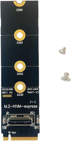 SFF-8612 Adapter Card Converter for M.2 NVMe to OcuLink PCIe 4.0 in Kuwait