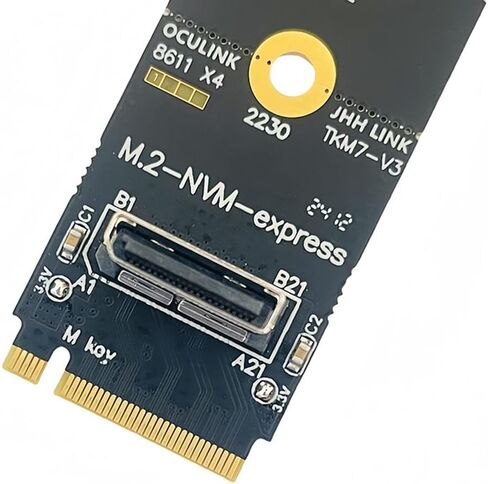 SFF-8612 Adapter Card Converter for M.2 NVMe to OcuLink PCIe 4.0 in Kuwait