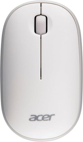 Acer Computer Mouse Wireless, 2.4G Slim USB Wireless Mice with USB-A Receiver, 1600 DPI Optical, Laptop Mouse with Plug and Play for Right/Left Handed Users (for Chromebooks, Windows PC & Mac) White in Kuwait