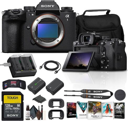 Sony Alpha 1 II Mirrorless Camera Body Only & Battery Bundle in Kuwait