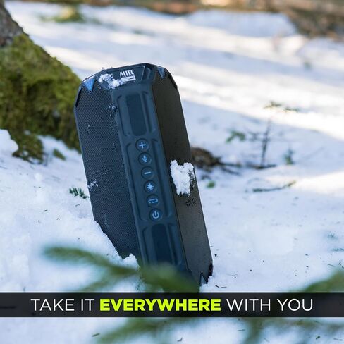 Altec Lansing HydraBoom Everythingproof Wireless Speaker, Multicolor LED Lights, Built-in Qi Wireless Charging in Kuwait