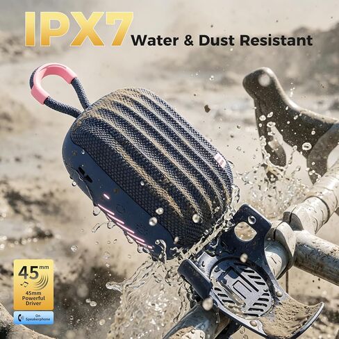 Bluetooth Bike Speaker with Handlebar Mount/Hook, IPX7 Waterproof in Kuwait