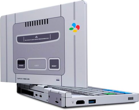 GPD Pocket 4 Decal Skin, Super Famicom Edition, Full Wrapping Matte Vinyl Skin for GPD Pocket 4 (Designed by POP SKIN) in Kuwait