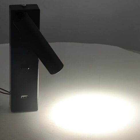 LED Wall Mounted Reading Light Stylish USB Wall Lamp for Bedroom Reading 100‑240V in Kuwait