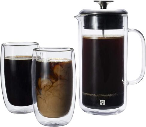 ZWILLING Sorrento Plus Double-Wall French Press, 27-oz, 798ml in Kuwait