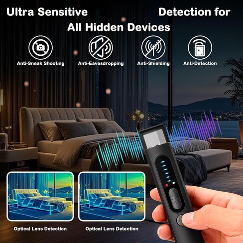 Hidden Camera Detectors, Anti Spy Bug Detector, Portable RF GPS Scanner in Kuwait