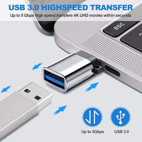 1080P 60FPS Webcam with USB C Adapter, NexiGo AutoFocus USB Web Camera with Microphone, Privacy Cover, Thunderbolt 3 to USB 3.0 Adapter, for Zoom/Skype/Teams Online Teaching, Laptop MAC PC Desktop in Kuwait