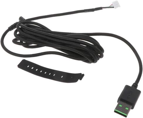 Durable Nylon Braided Line USB Mouse Cable Replacement Wire for Razer DeathAdder Elite Wired Gaming Mouse in Kuwait