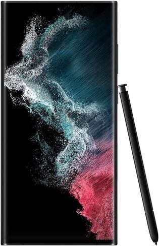 Samsung Galaxy S22 Ultra 5G, US Version, 128GB, Black - Unlocked (Renewed) in Kuwait