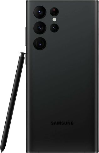 Samsung Galaxy S22 Ultra 5G, US Version, 128GB, Black - Unlocked (Renewed) in Kuwait