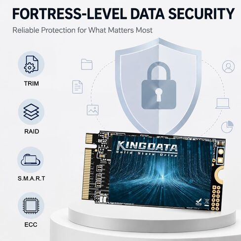 M.2 2242 SSD 128GB 3D NAND TLC PCIe 3.0x4 NVMe 22x42mm in Kuwait