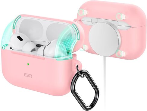 ESR for Airpods Pro 2 Case (HaloLock), Compatible with MagSafe, Black in Kuwait