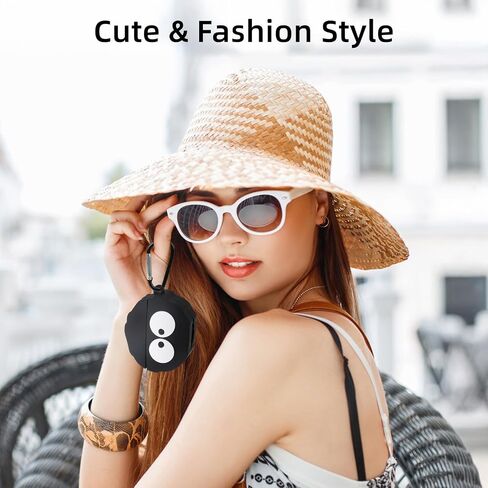 for AirPods 4 Case Cover Cute, Soft Silicone Protective, Black in Kuwait