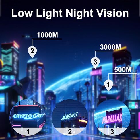 60x60 HD Binoculars for Adults Kids with Compass, Low Light Vision in Kuwait