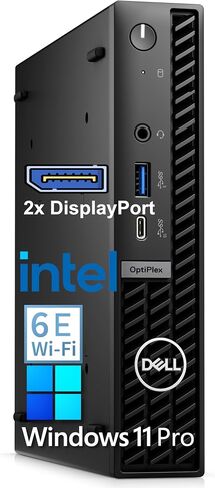 Dell OptiPlex 7060 Micro Form Factor Desktop Computer Intel Core 8th Gen i7-8700T 2.40GHz 6-Core CPU 32GB DDR4-2666MHz Memory 1TB NVMe PCIe SSD Windows 10 Pro in Kuwait