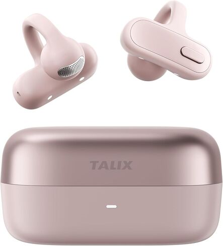 TALIX Open Ear Clip-On Wireless Bluetooth 6.0 Earbuds X8, Pink in Kuwait
