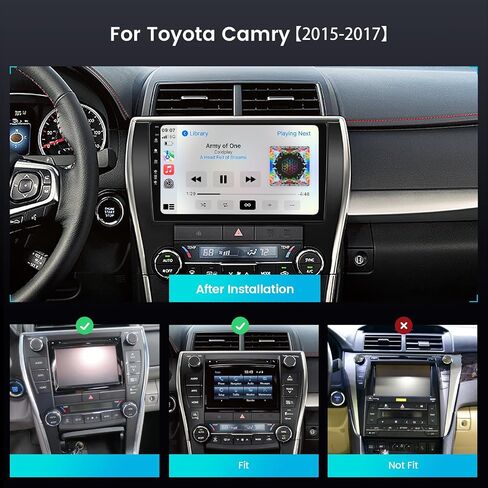 Roadanvi 8G+128G Car Radio for Toyota Camry 2015-2017 Carplay in Kuwait