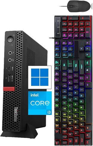 Lenovo ThinkCentre M720Q Tiny PC Win 11 Pro, 8th Gen Core 8100T (Renewed) in Kuwait