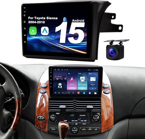 Android 15 Quad-Core Car Stereo Radio for Toyota Sienna 2004-2010 in Kuwait