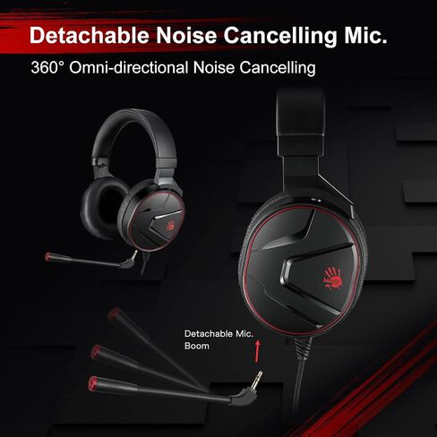 Bloody G600i Wired Gaming Headset with Microphone, Black in Kuwait