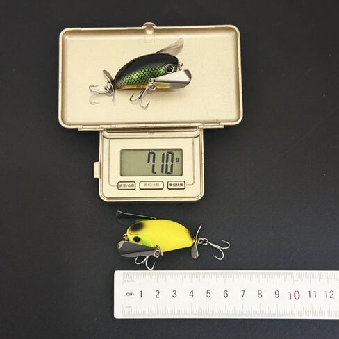 Topwater Ploppers, 6 Pcs Floating Bass Bait, Buzzing Cicada Fishing Lures with Rattle Beads Splash Wings, Top water Artificial Crankbaits Poppers with Rotating Tail Trout Pike Perch Swimbaits in Kuwait