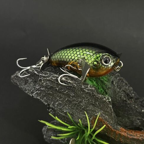 Topwater Ploppers, 6 Pcs Floating Bass Bait, Buzzing Cicada Fishing Lures with Rattle Beads Splash Wings, Top water Artificial Crankbaits Poppers with Rotating Tail Trout Pike Perch Swimbaits in Kuwait