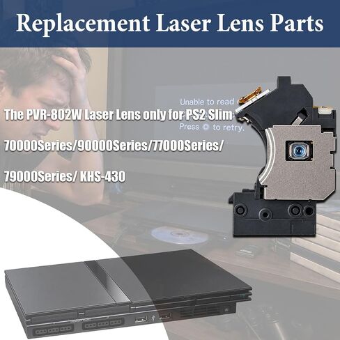 PVR-802W Laser Lens Replacement for PS2 Slim 7W 9W in Kuwait