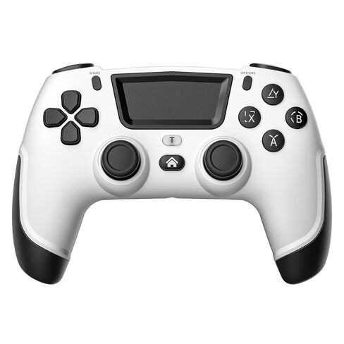 Hexamurby Wireless Gamepad Controller for PC, Dual Vibration, White and Black in Saudi Arabia