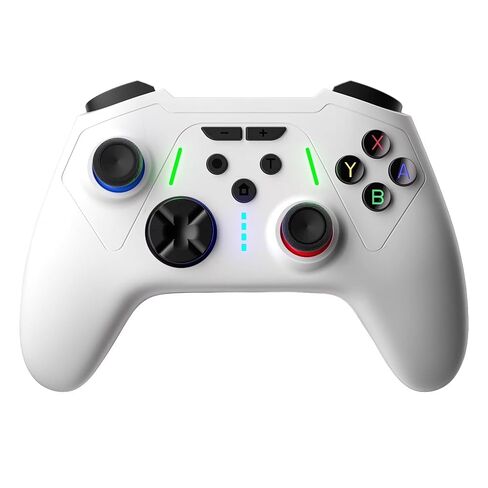 Hexamurby Wireless Game Controller for PC, White, with Programmable Buttons and Wakeup Function in Saudi Arabia