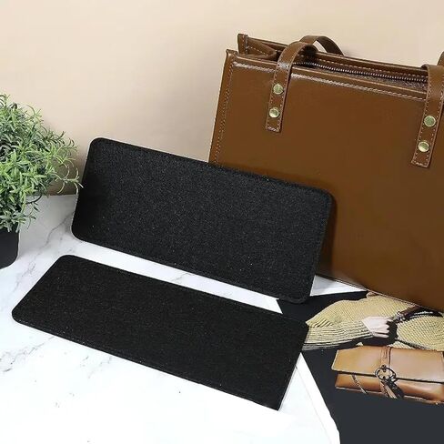 Felt Base Shapers for Handbags, 2 PCS, 12x5 Inch, Black in Kuwait