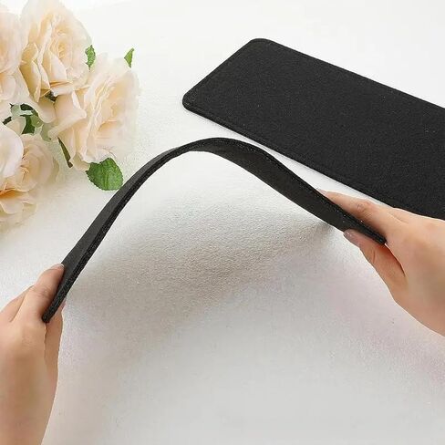 Felt Base Shapers for Handbags, 2 PCS, 12x5 Inch, Black in Kuwait
