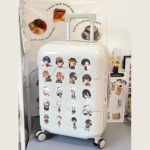 66Pcs Cartoon Bungo Stray Dogs Themes Waterproof Stickers in Kuwait