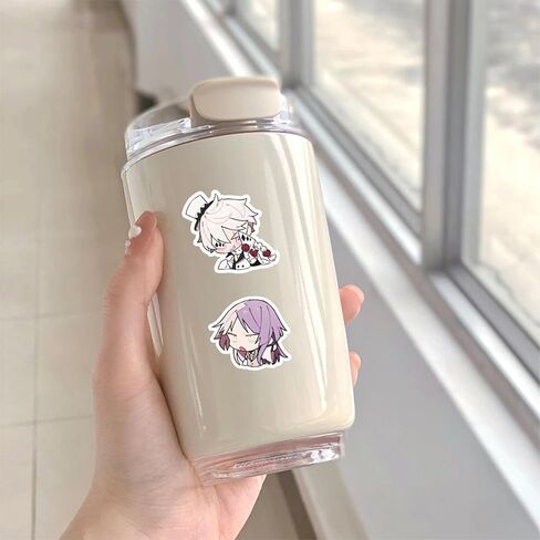 66Pcs Cartoon Bungo Stray Dogs Themes Waterproof Stickers in Kuwait