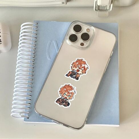 66Pcs Cartoon Bungo Stray Dogs Themes Waterproof Stickers in Kuwait