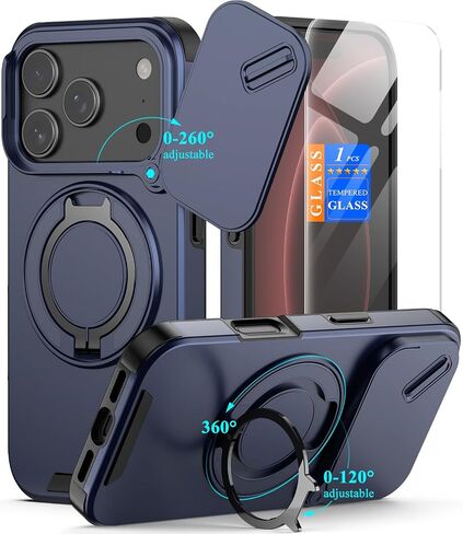 Nvollnoe for iPhone 17 Pro Case with Slide Camera Cover Orange in Kuwait