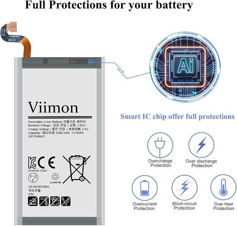 for Note 8 Battery Replacement Kits Compatible with Samsung Galaxy Note 8 SM-N950U All Models with Adhesive, Installation Manual and Repair Tool Kits in Kuwait