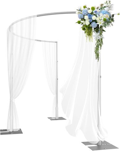 Curved Pipe and Drape Backdrop Stand 10x10ft -Sliver in Kuwait