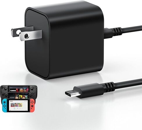 60W USB C Charger Compatible with Steam Deck, Legion Go, Ayaneo in Kuwait