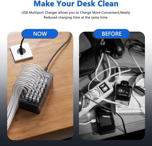 150W USB Charging Station 30 Port, Multiple Desktop Charger Station(18 USB A+12 Type C Port) Charging Block Desktop Charger Hub for Multiple Devices Compatible with iPhone/iPad/Smartphones/Tables in Saudi Arabia