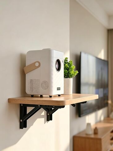 15.7" Floating Wall Shelf, Heavy-Duty Foldable with Bracket in Saudi Arabia