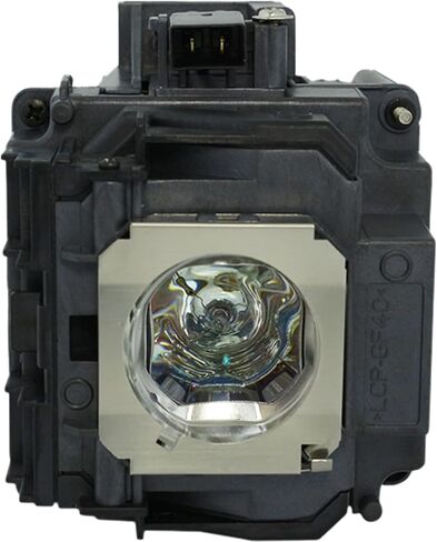 Jaspertronics™ Original ELP-LP76 Lamp & Housing for Epson Projectors - Fits EB-G6050W, EB-G6900WU, Powerlite-Pro-G6150, Powerlite-Pro-G6270WNL, V13H010L76 & More - 1 Unit Per Pack with 1 Year Warranty in Kuwait