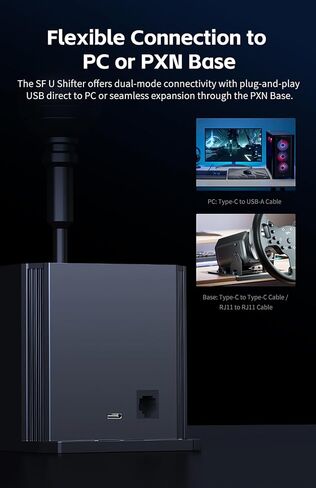 PXN SF U 7+1 H-Pattern Shifter PC Racing Simulator Shifter for PC in Kuwait