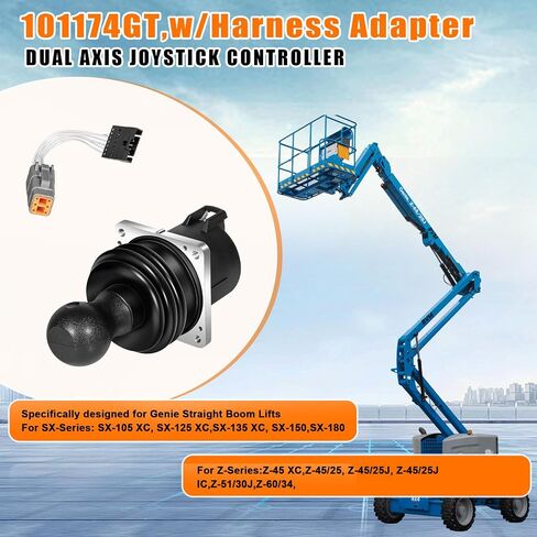 YMT 101174 Dual Axis Joystick Controller Replacement Fits for Genie Straight Boom Lifts,Replace for 101174GT 62390 62390GT 10102737GT 10102149GT in Kuwait