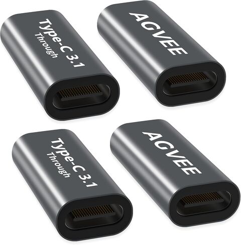 AGVEE 2 Pack USB 4 USB4 C Female to Female Adapter, 240W 40G Data Transfer in Kuwait