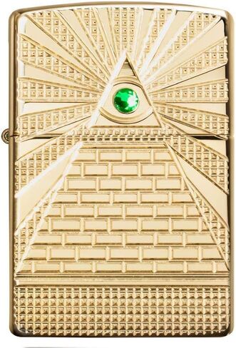 Zippo Eye of Providence High Polish Brass Design Pocket Lighter in Kuwait