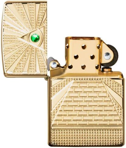 Zippo Eye of Providence High Polish Brass Design Pocket Lighter in Kuwait