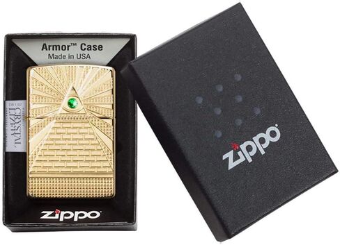 Zippo Eye of Providence High Polish Brass Design Pocket Lighter in Kuwait